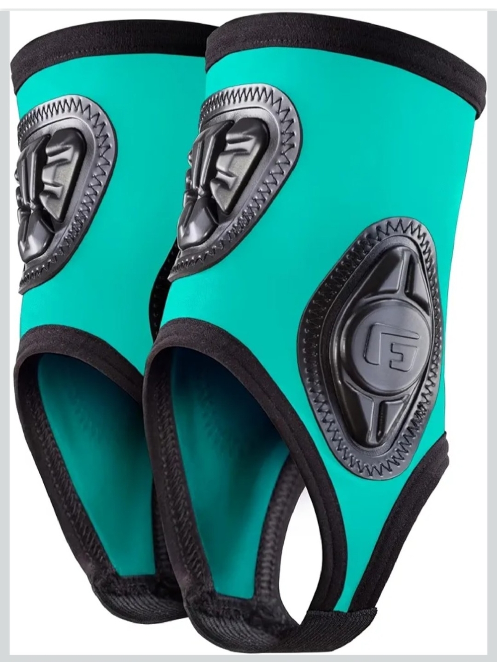 Kids Teal Ankle/Heel Protection Sleeves - Athletic Support